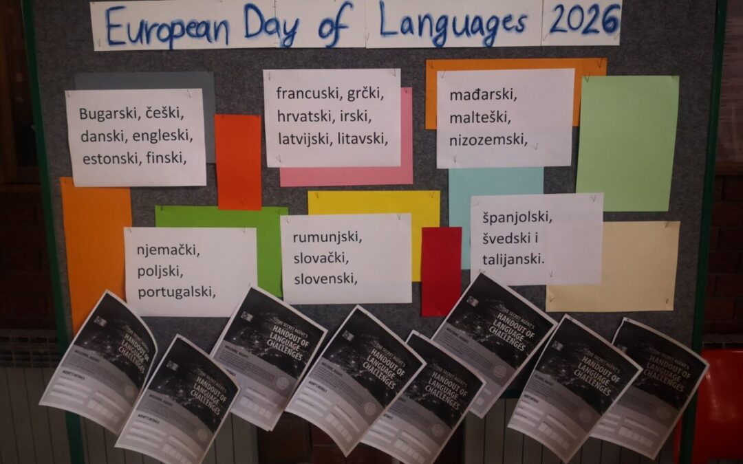 Europski dan jezika 2026. – Jezici ujedinjuju!